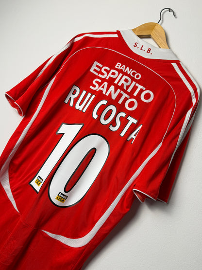 Rui Costa SL Benfica 2006-07 home football shirt (L)