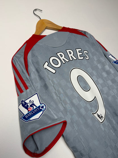 Fernando Torres Liverpool FC 2008-09 away football shirt (L)