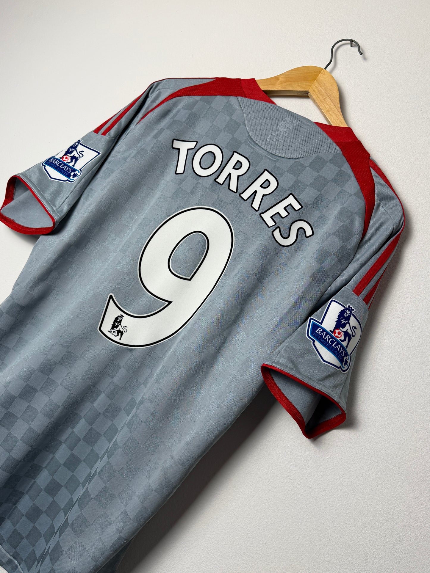 Fernando Torres Liverpool FC 2008-09 away football shirt (L)