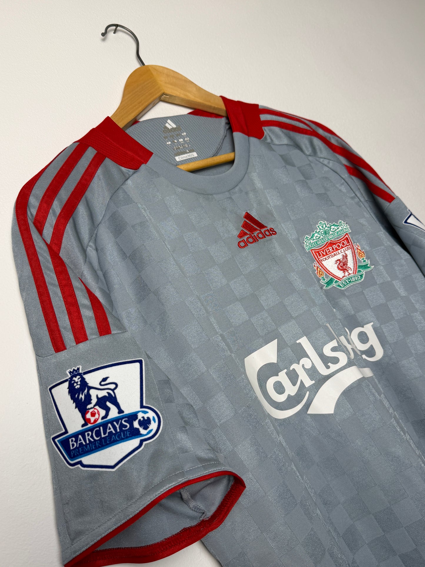 Fernando Torres Liverpool FC 2008-09 away football shirt (L)