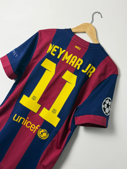 Neymar JR FC Barcelona 2014-15 Champions League final edition home football shirt (M)