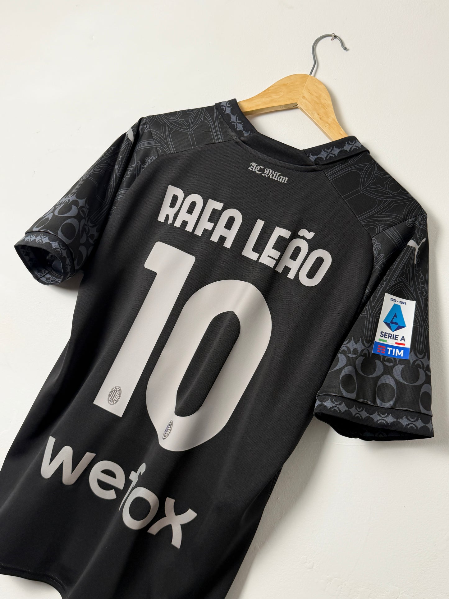 Rafa Leao AC Milan x Simple Pleasures 2023-24 fourth football shirt (M)