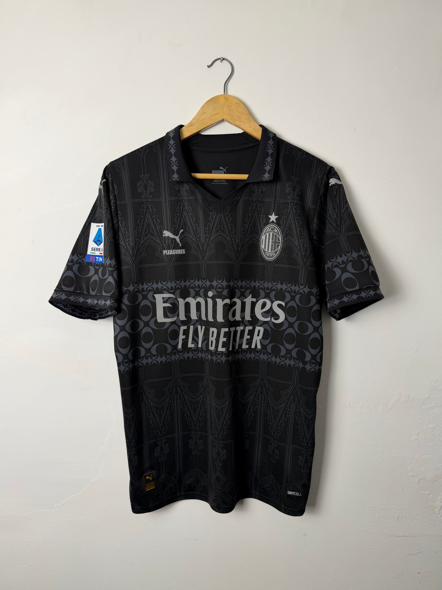 Rafa Leao AC Milan x Simple Pleasures 2023-24 fourth football shirt (M)
