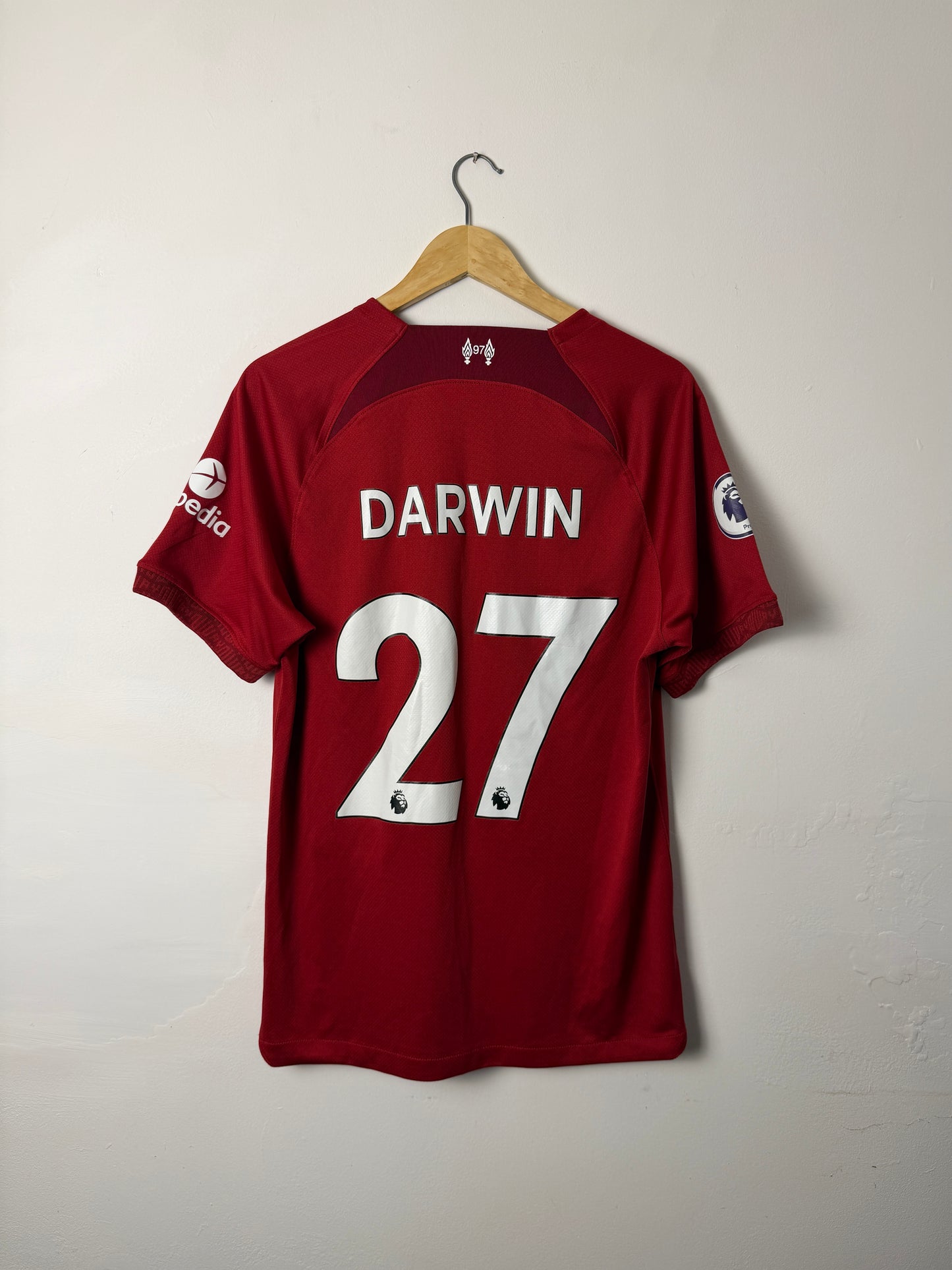 Darwin Nunez Liverpool FC 2022-23 home football shirt (M)