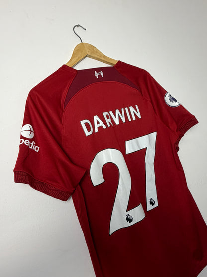 Darwin Nunez Liverpool FC 2022-23 home football shirt (M)