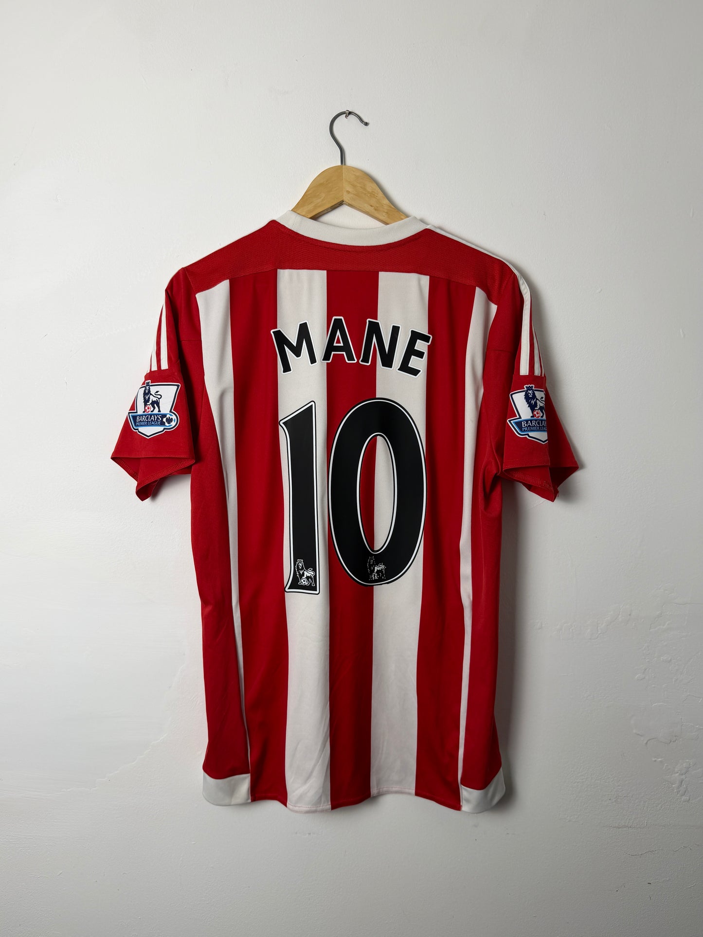 Sadio Mane Southampton FC 2015-16 home football shirt (M)