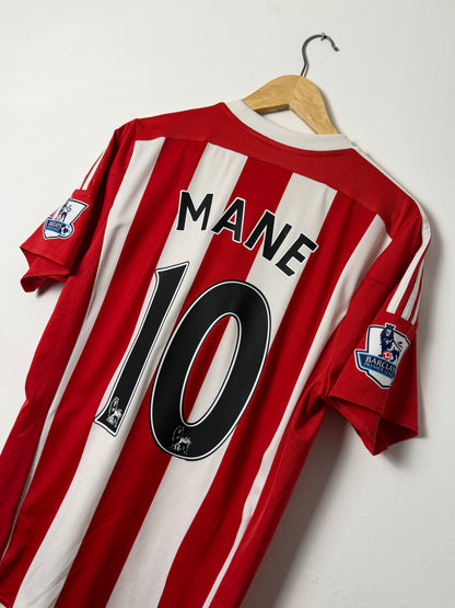 Sadio Mane Southampton FC 2015-16 home football shirt (M)