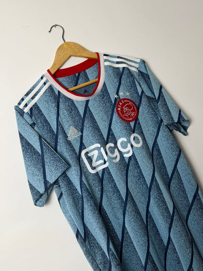 Ryan Gravenberch AFC Ajax 2020-21 away football shirt (L)