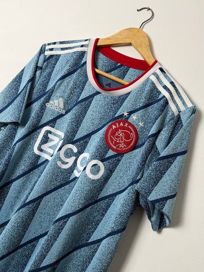 Ryan Gravenberch AFC Ajax 2020-21 away football shirt (L)