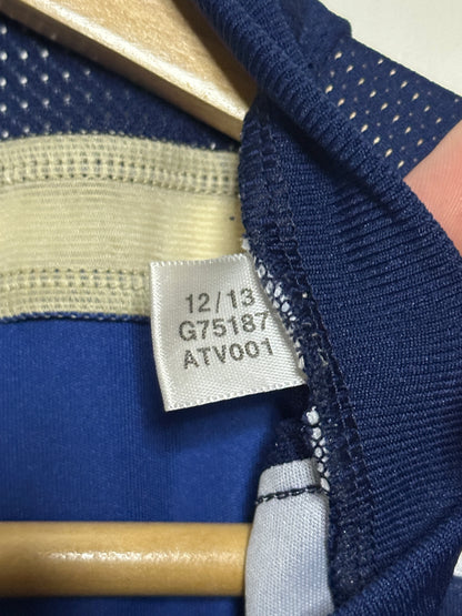 Lionel Messi Argentina 2014 World Cup away football shirt (M)