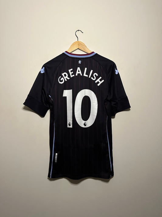 Jack Grealish Aston Villa 2020-21 away football shirt (M)