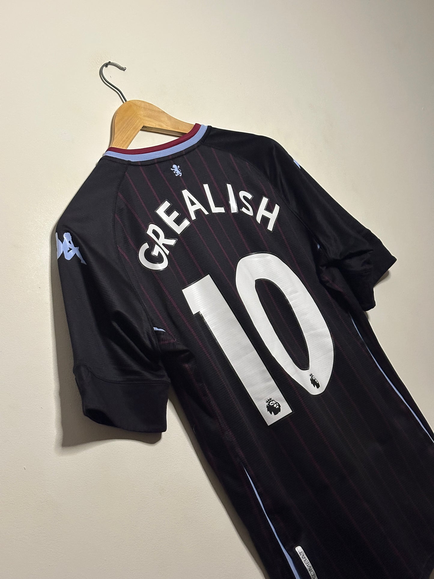 Jack Grealish Aston Villa 2020-21 away football shirt (M)