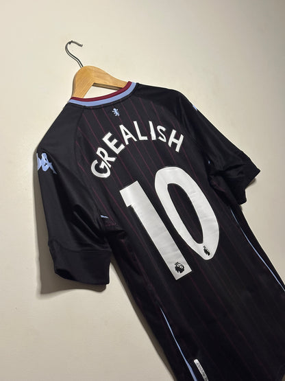 Jack Grealish Aston Villa 2020-21 away football shirt (M)