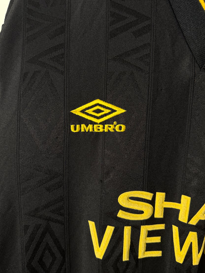 Eric Cantona Manchester United 1994-95 away football shirt (L)