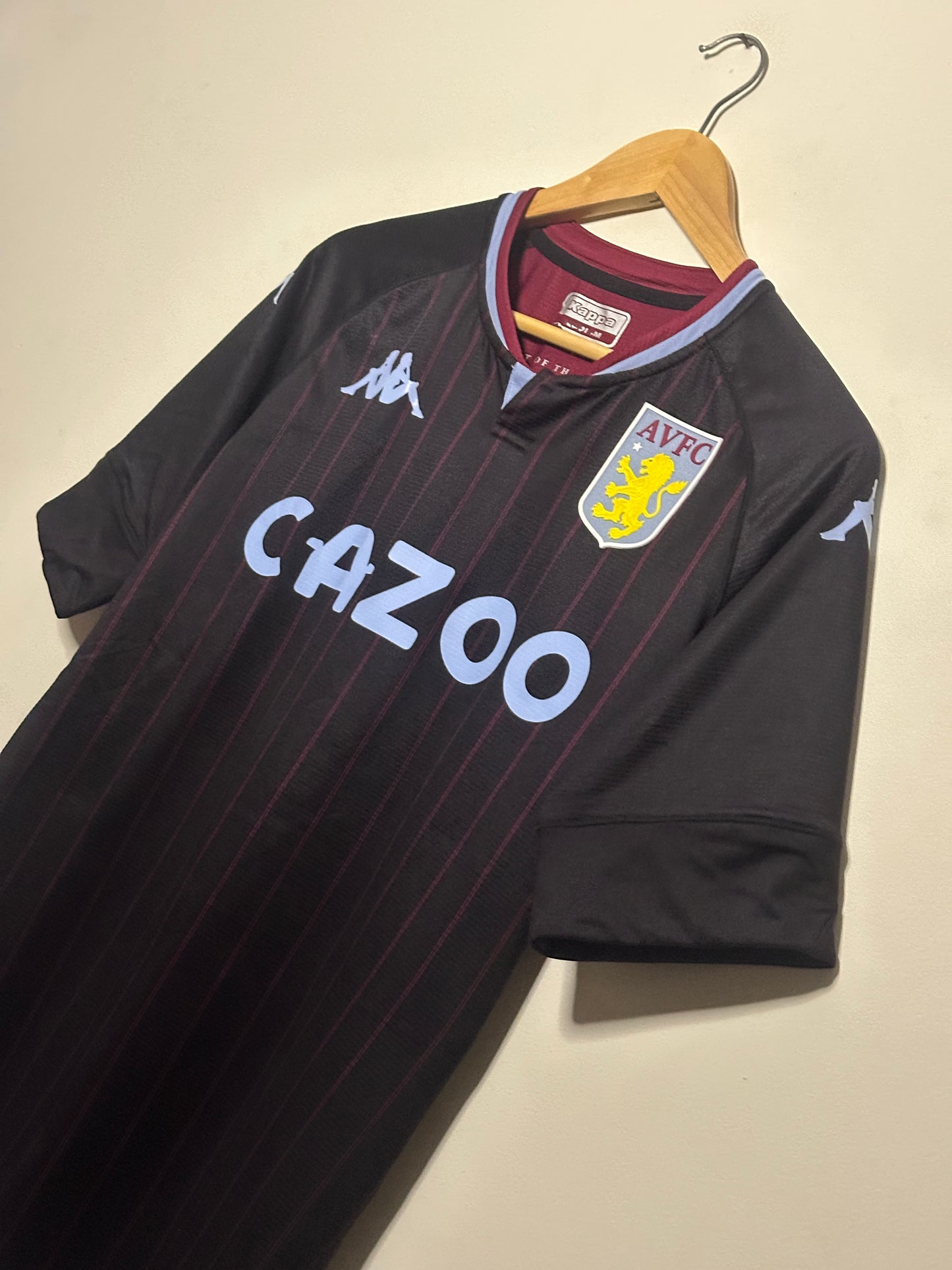 Jack Grealish Aston Villa 2020-21 away football shirt (M)