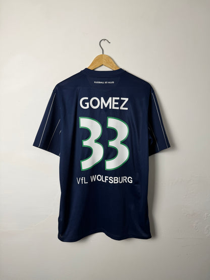 Mario Gomez VFL Wolfsburg 2016-17 third football shirt (L)