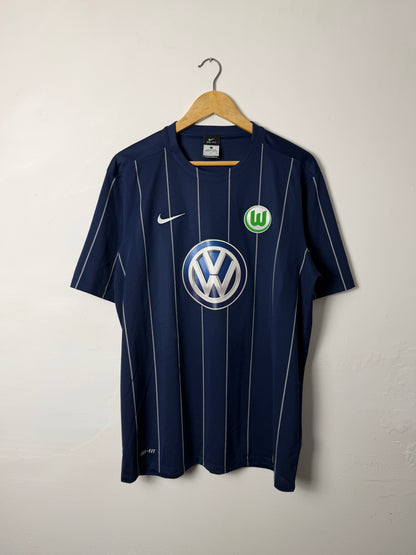 Mario Gomez VFL Wolfsburg 2016-17 third football shirt (L)