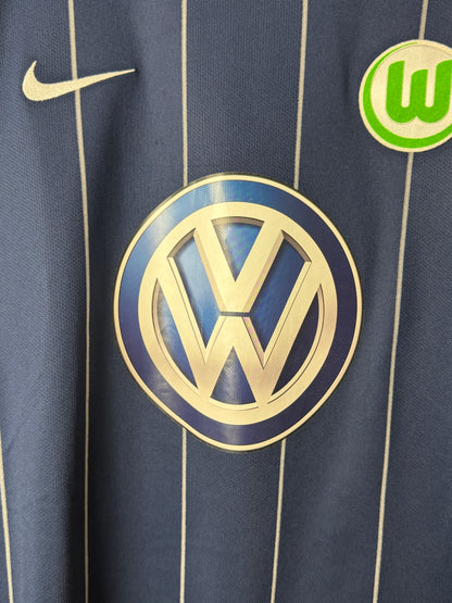 Mario Gomez VFL Wolfsburg 2016-17 third football shirt (L)
