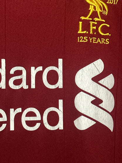 Roberto Firmino Liverpool FC 2017-18 home football shirt (M)