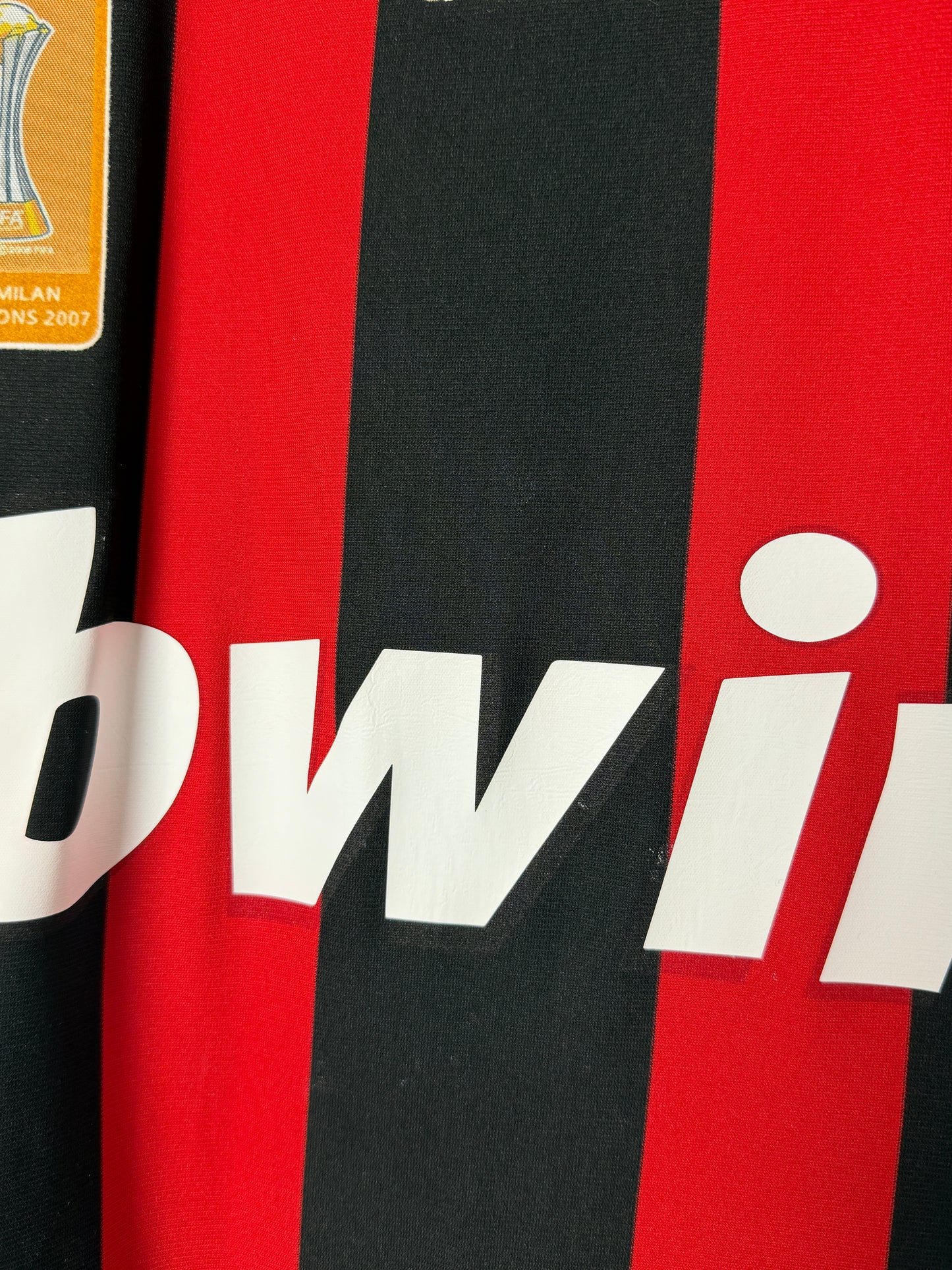 Ronaldinho AC Milan 2008-09 home football shirt (M)