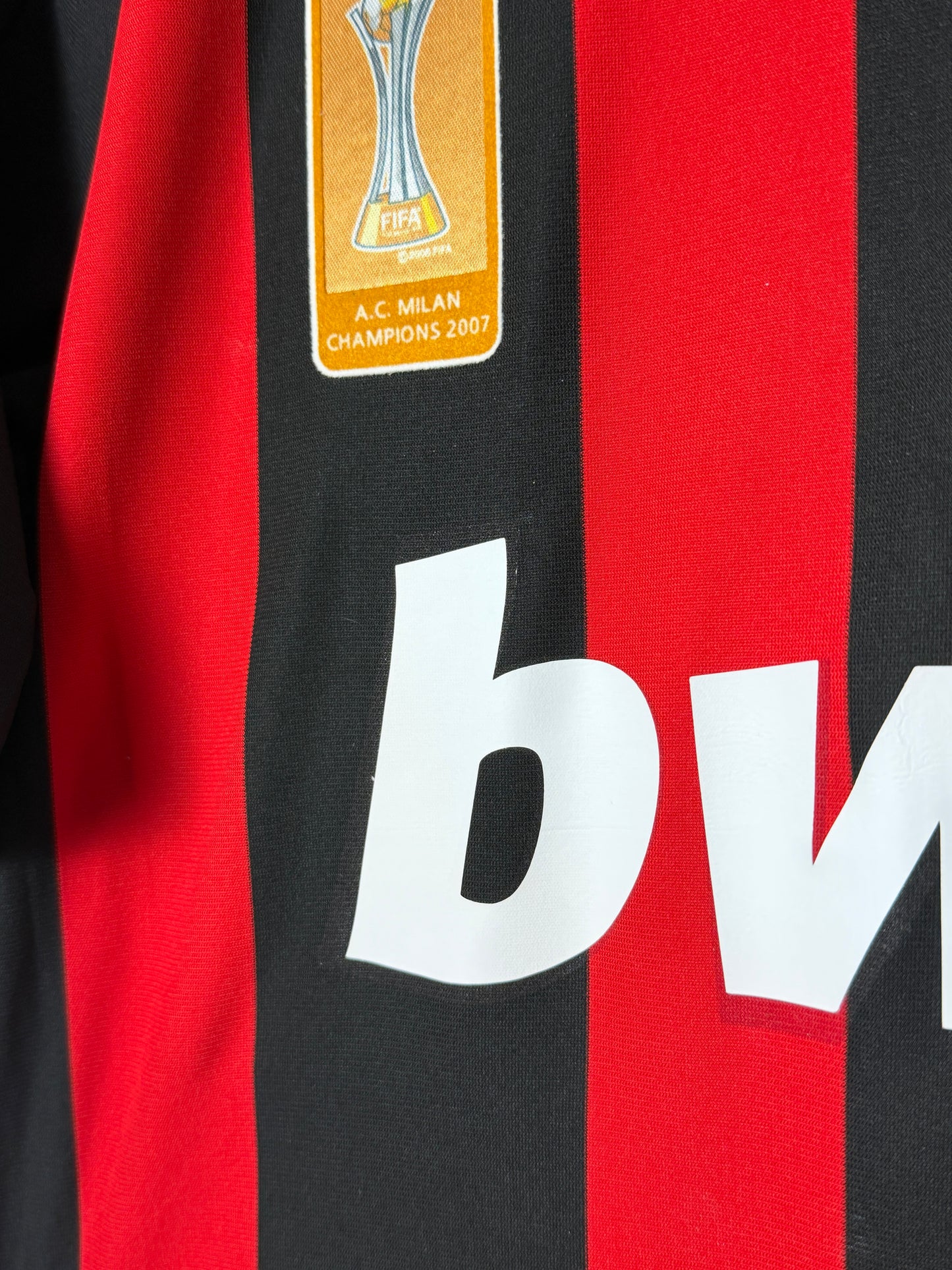 Ronaldinho AC Milan 2008-09 home football shirt (M)