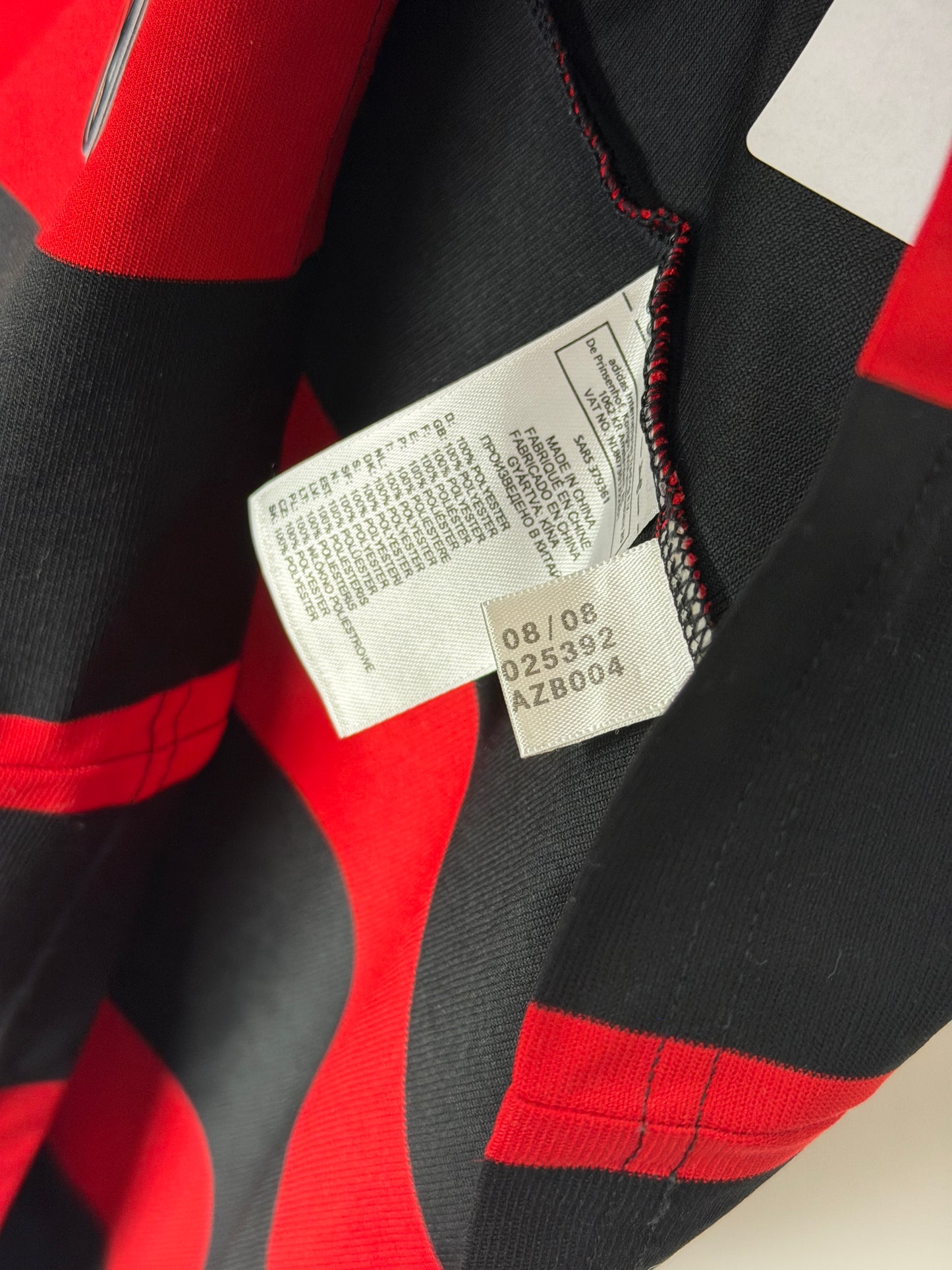 Ronaldinho AC Milan 2008-09 home football shirt (M)