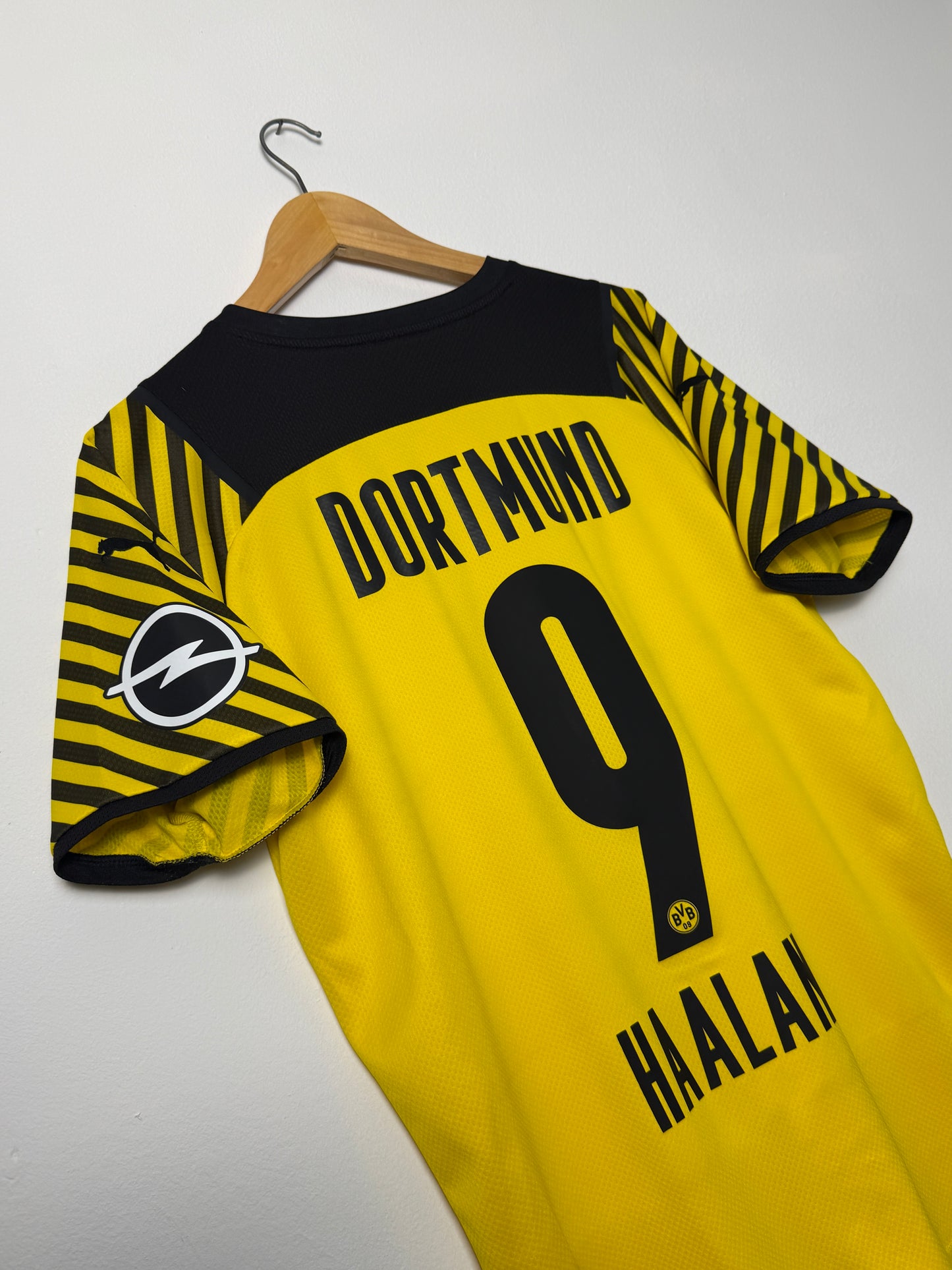 Erling Haaland Borussia Dortmund 2021-22 home football shirt (M)