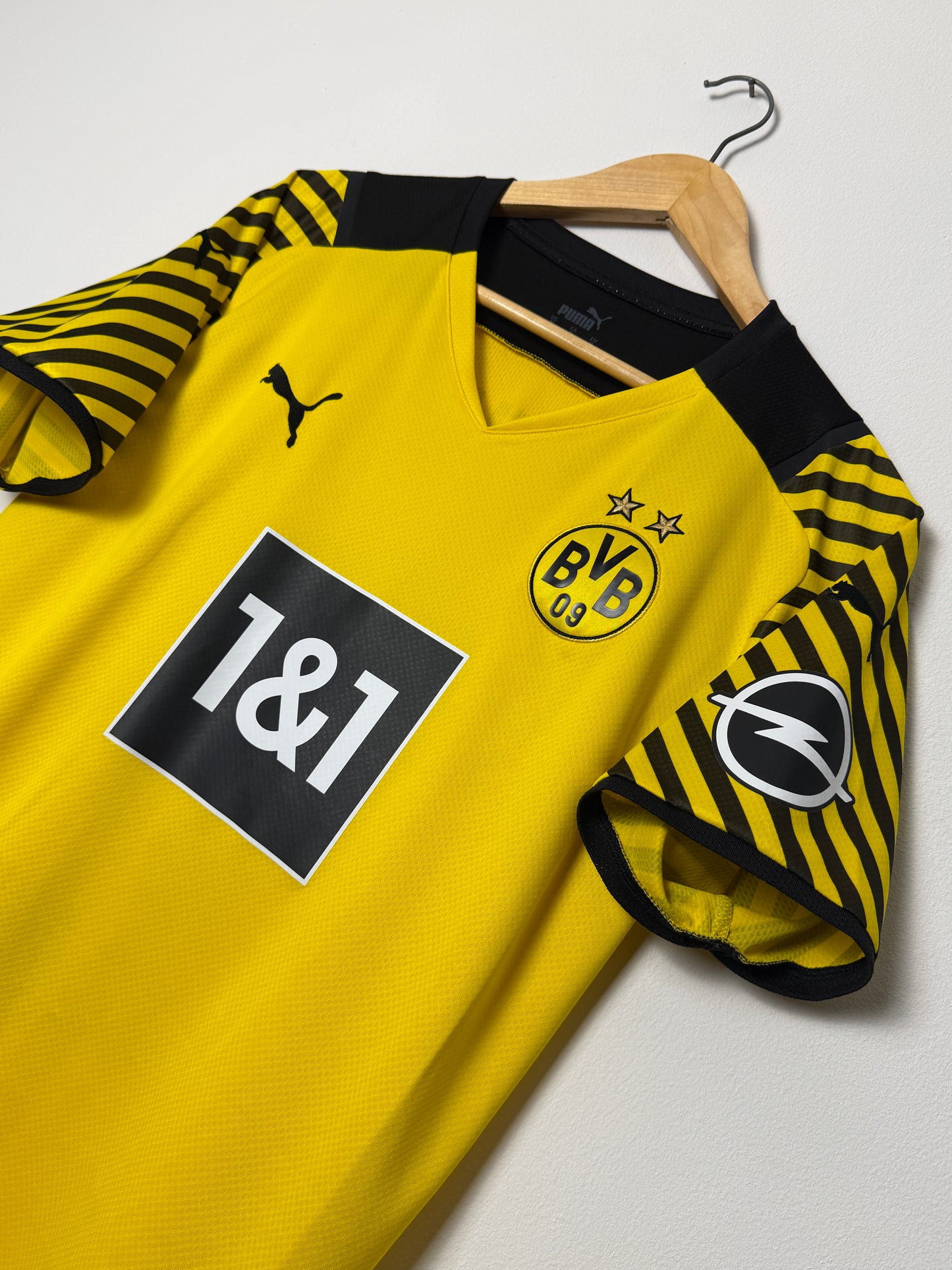 Erling Haaland Borussia Dortmund 2021-22 home football shirt (M)