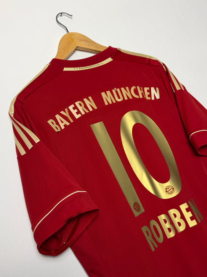 Arjen Robben FC Bayern Munich 2012-13 home football shirt (M)