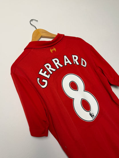 Steven Gerrard Liverpool FC 2012-13 home football shirt (L)
