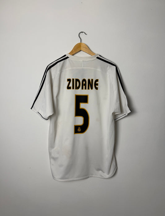 Zinedine Zidane Real Madrid CF 2003-04 home football shirt (L)