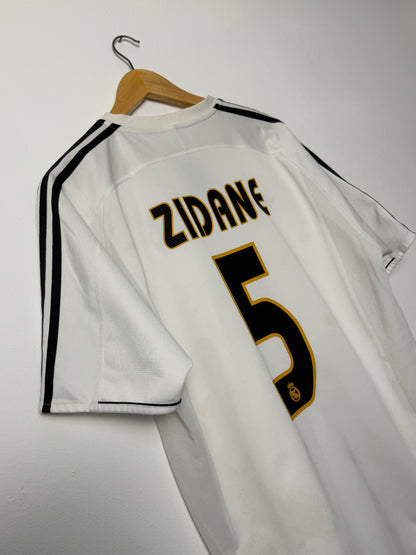 Zinedine Zidane Real Madrid CF 2003-04 home football shirt (L)
