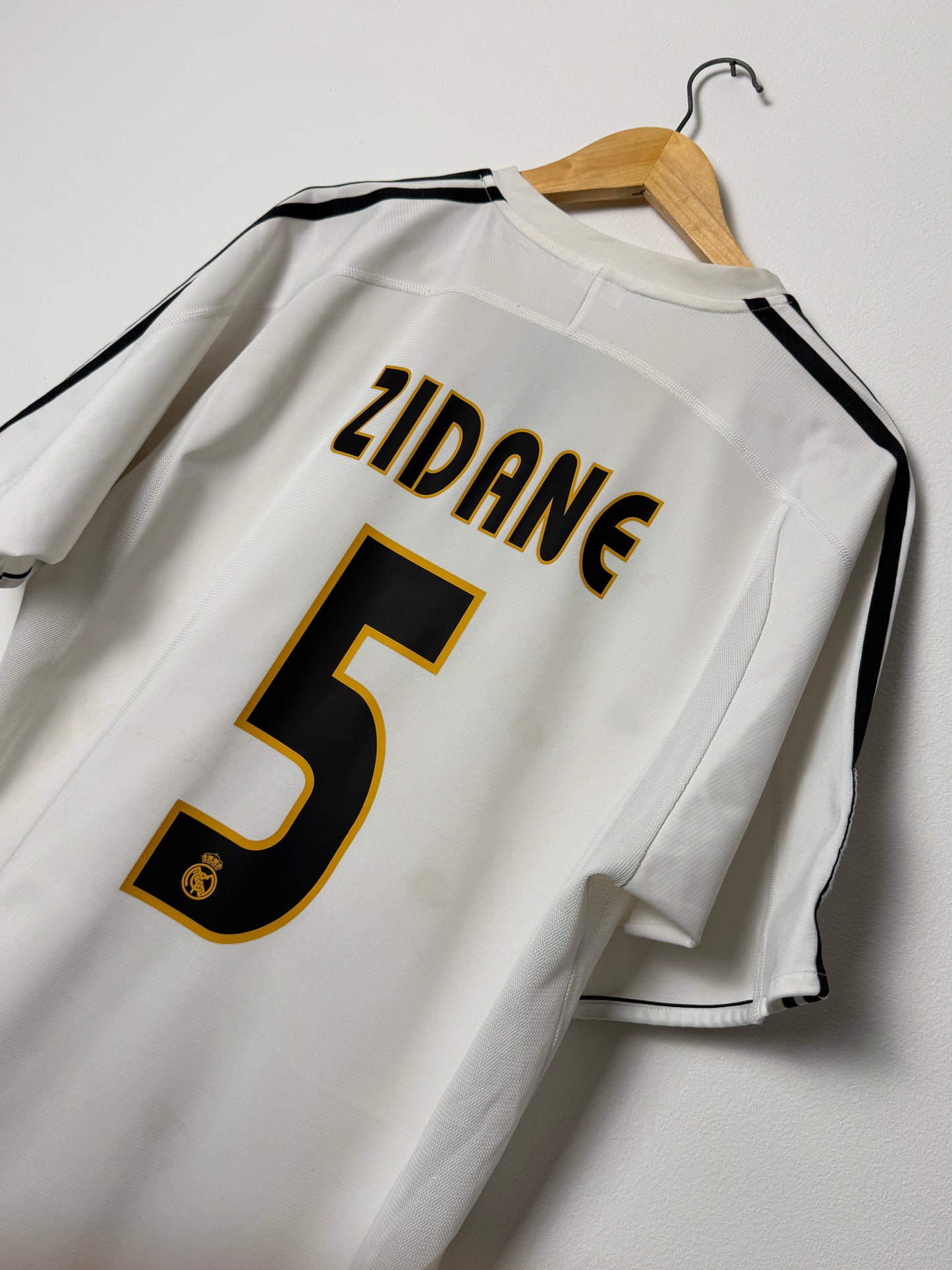 Zinedine Zidane Real Madrid CF 2003-04 home football shirt (L)
