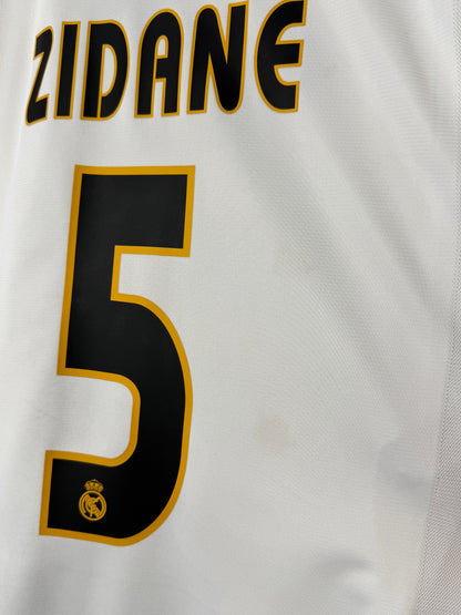 Zinedine Zidane Real Madrid CF 2003-04 home football shirt (L)
