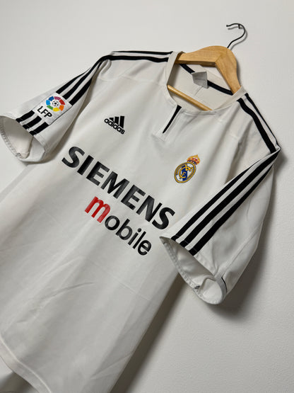 Zinedine Zidane Real Madrid CF 2003-04 home football shirt (L)