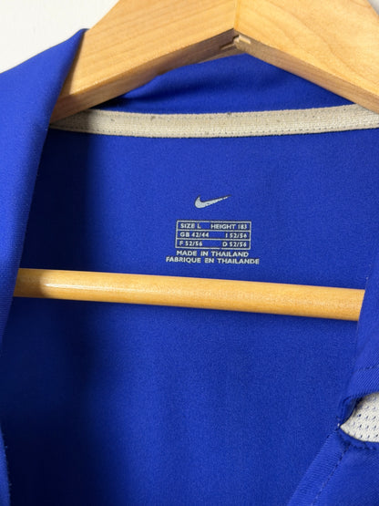 Ronaldinho Brazil 2002 away football shirt (L)