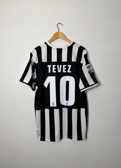 Carlos Tevez Juventus FC 2013-14 home football shirt (XL)
