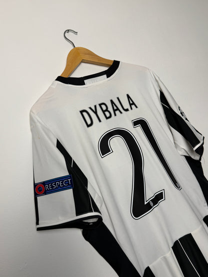 Paulo Dybala Juventus FC 2016-17 home football shirt (XL)