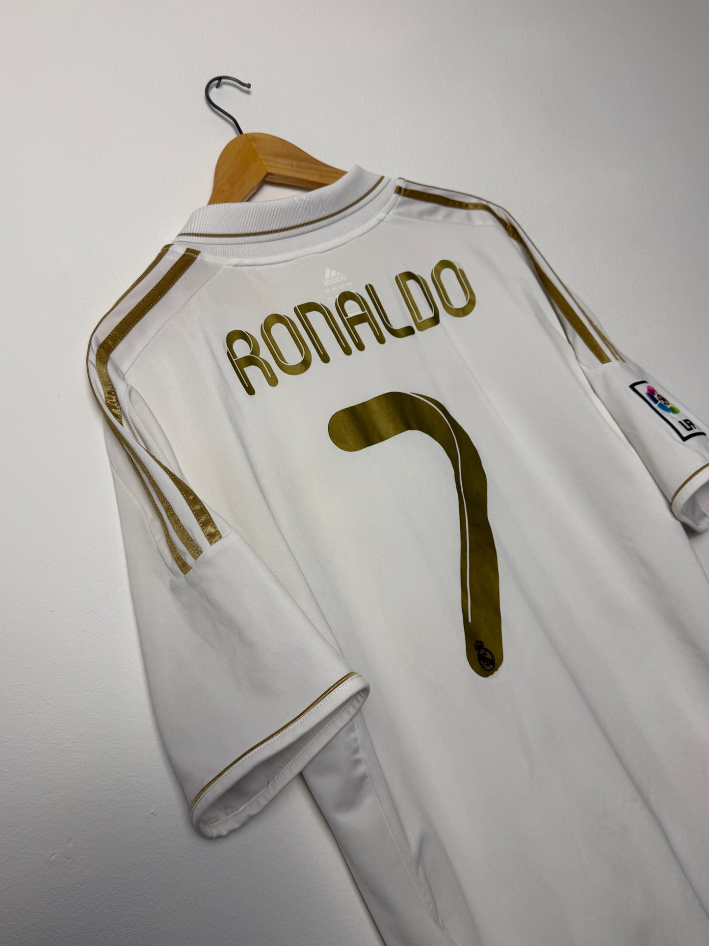 Cristiano Ronaldo Real Madrid CF 2011-12 home football shirt (XL)