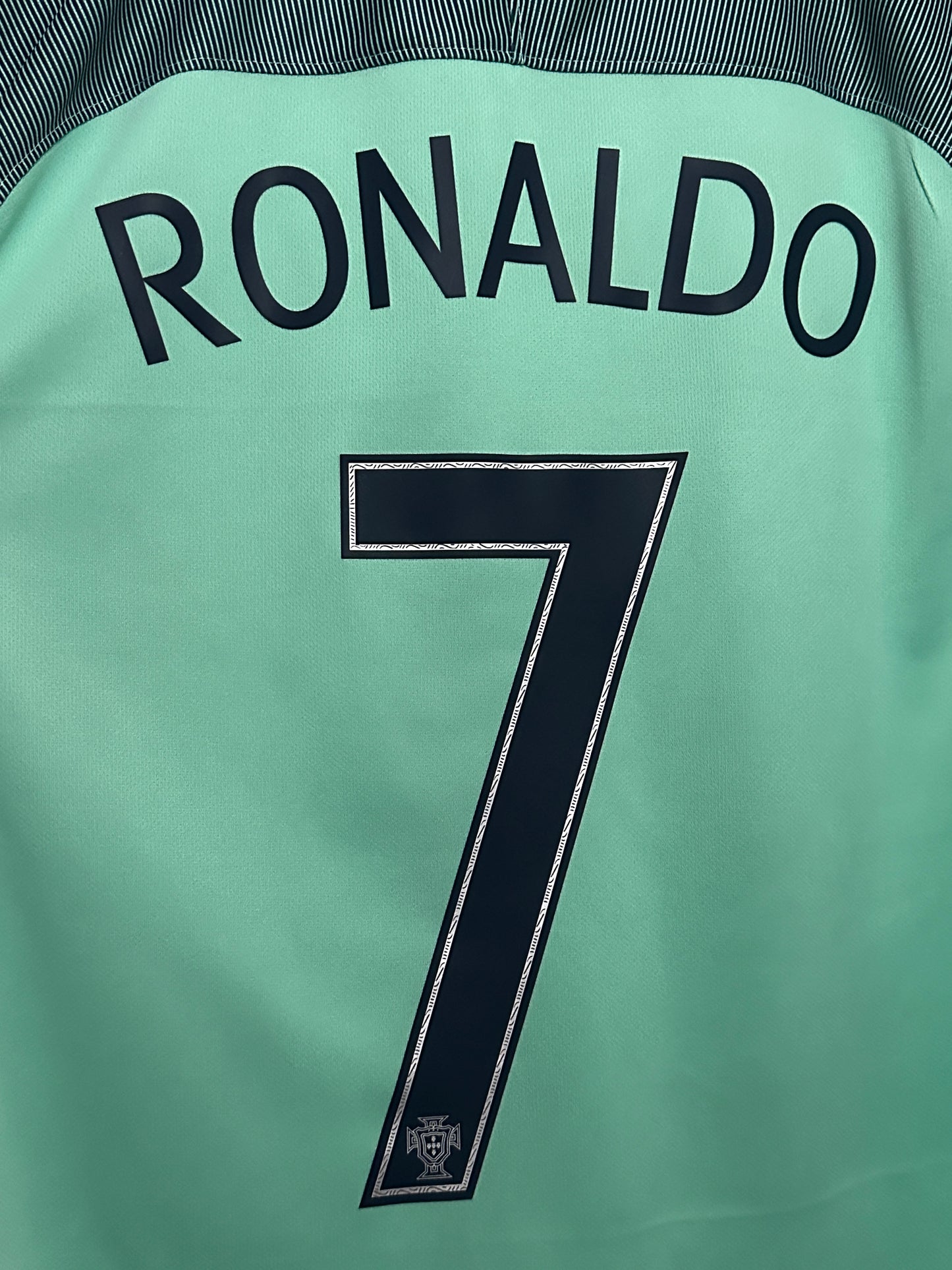 Cristiano Ronaldo Portugal 2016 Euro away football shirt (M)