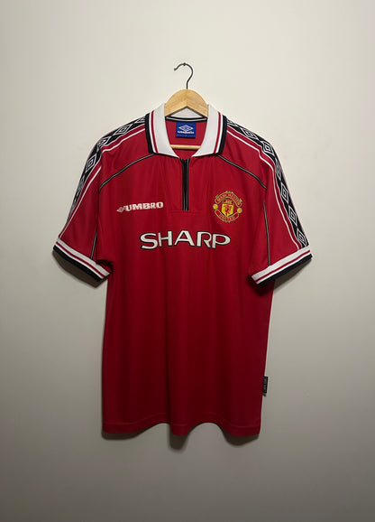 David Beckham Manchester United 1998-99 home football shirt (L)