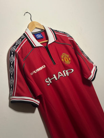 David Beckham Manchester United 1998-99 home football shirt (L)