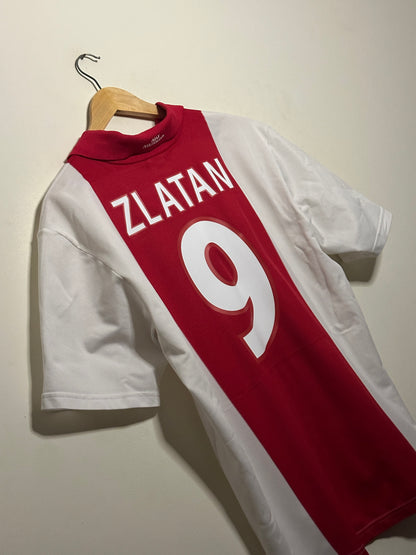 Zlatan Ibrahimovic AFC Ajax 2001-02 home football shirt (L)