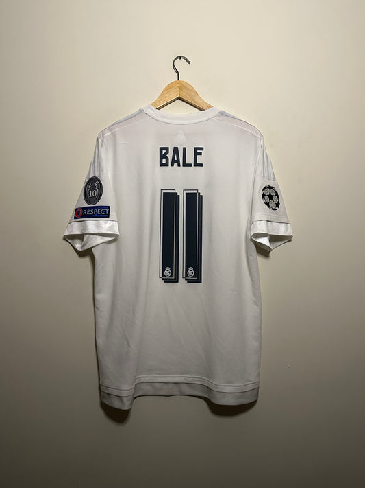 Gareth Bale Real Madrid CF 2015-16 home football shirt (XL)