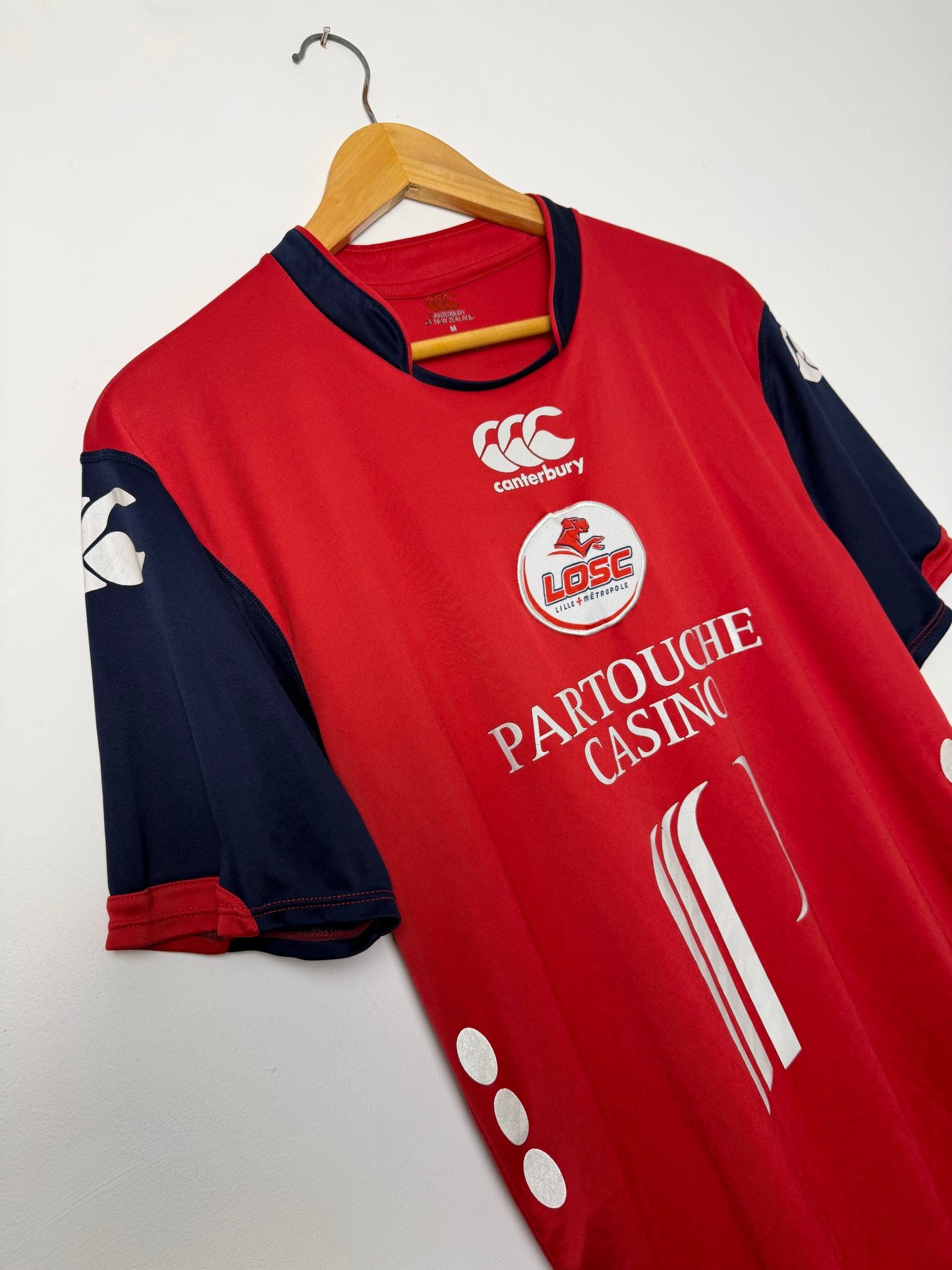 Eden Hazard LOSC Lille 2008-09 home football shirt (M)