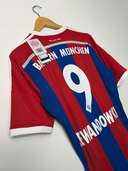 Robert Lewandowski FC Bayern Munich 2014-15 home football shirt (M)