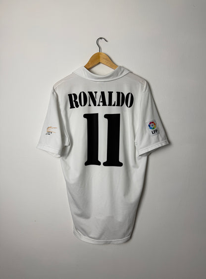 Ronaldo Nazario Real Madrid CF 2002-03 home football shirt (M)
