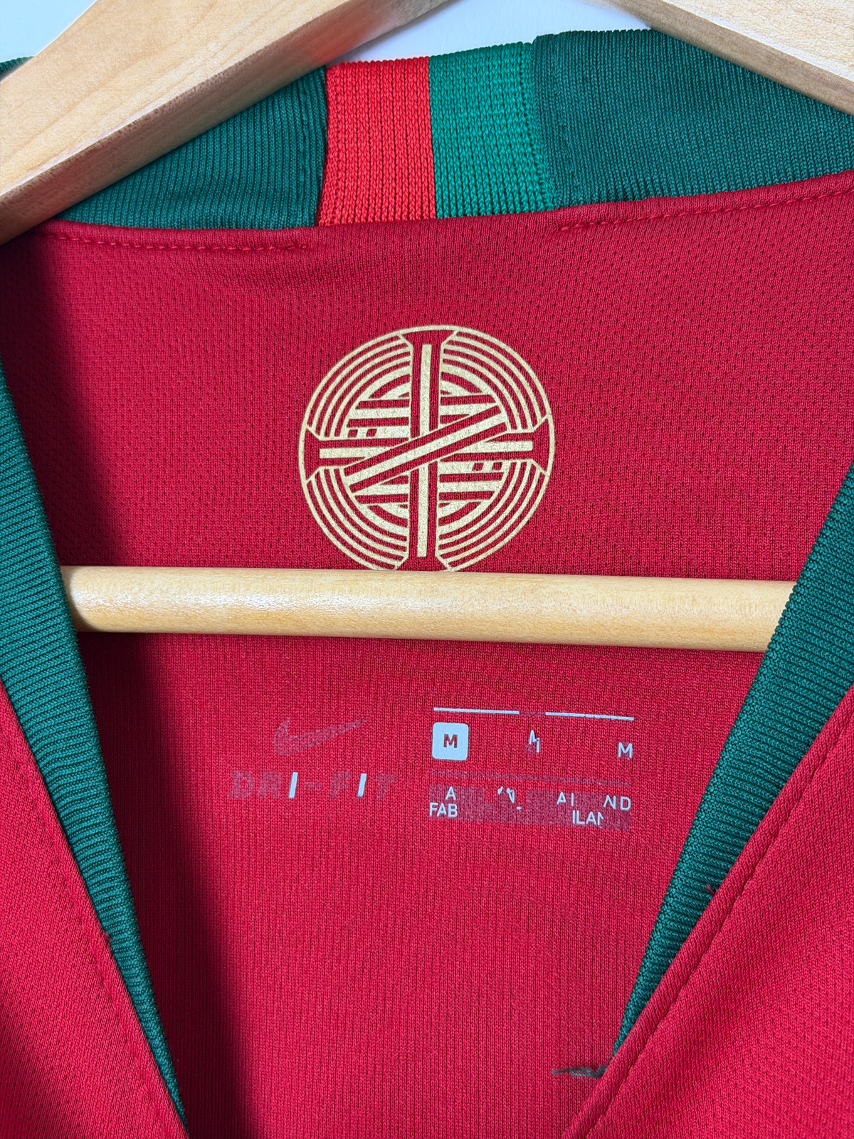 Cristiano Ronaldo Portugal 2018 World Cup home football shirt (M)