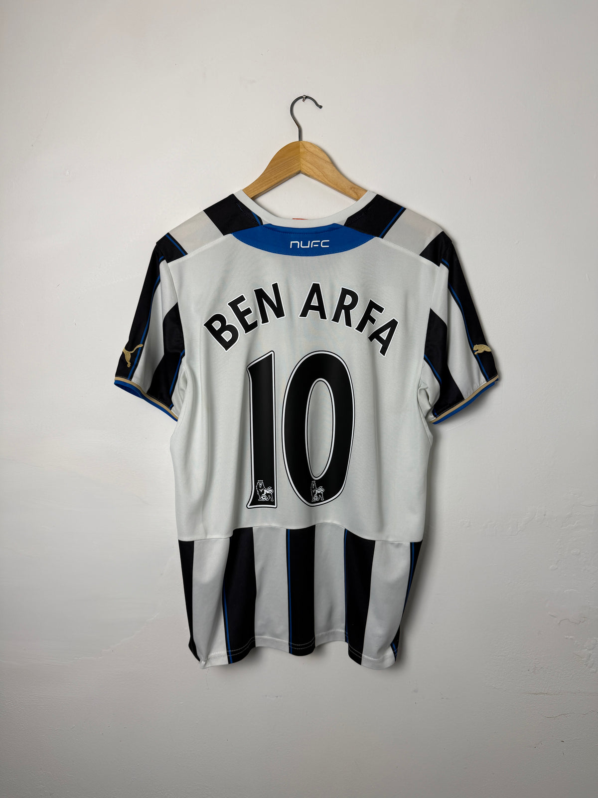 Hatem Ben-Arfa Newcastle United 2013-14 home football shirt (M)
