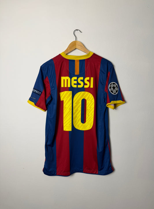 Lionel Messi FC Barcelona 2010-11 home football shirt (M)